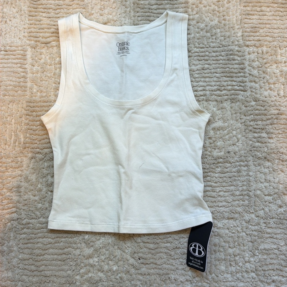 NWT ORGANIC BASICS ORGANIC COTTON FLEX TANK